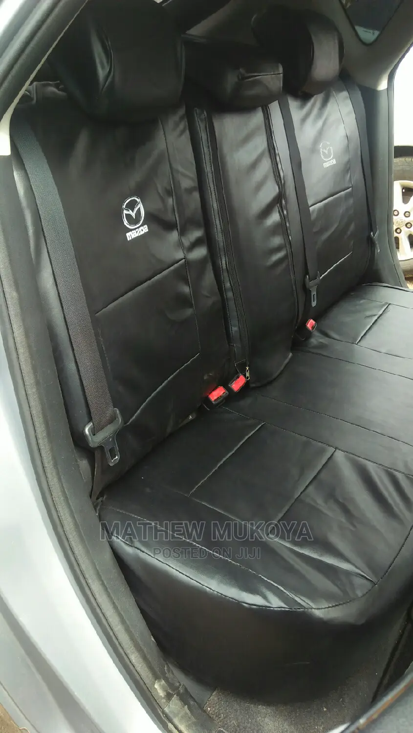 Black Plain Car Seat Covers