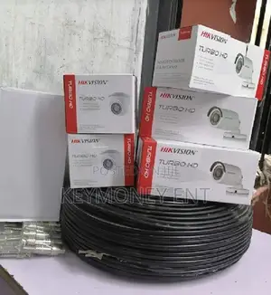 5 HD Hikvision CCTV Security Cameras Complete Kit