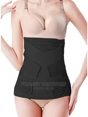 Black 3 In 1 Postpartum Belt