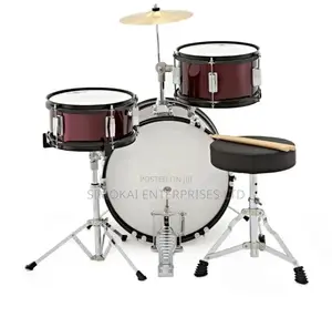 3-Piece Complete Kids Junior Drum Set
