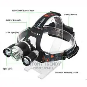 Cree Xm-L T6 1000lm High Power Led Police Headlamp for Milit
