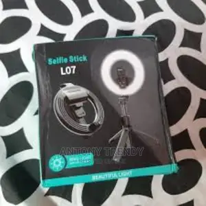 Q L07 Selfie Stick 5"Inches Ringlight Selfie Stick Mobile St