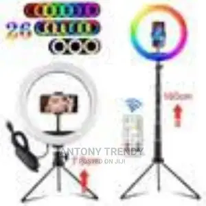 1 Pc 13inch 30cm LED Selfie Ring Fill Light Dimmable RGB Ful