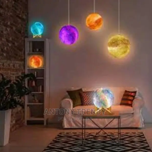 3D Galaxy Lamp 16 Colors Moon Lamp With Rechargeable Batt