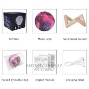 Moon Lamp Moon Light Kids Night Light Galaxy Lamp 16 Colors