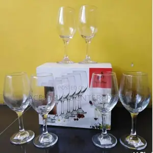 A Set of Six Wine Glass