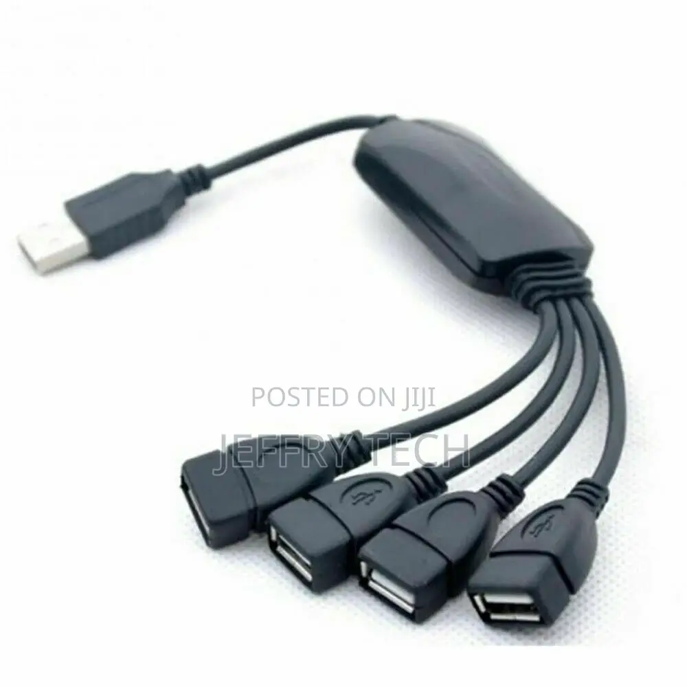 4 Port USB 2.0 High Speed Hub Octopus Splitter 480 Mbps For
