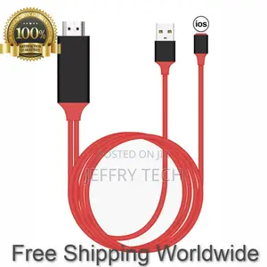 Lightning to HDMI TV 1080P AV Adapter Cable iPad iPhone 7 8