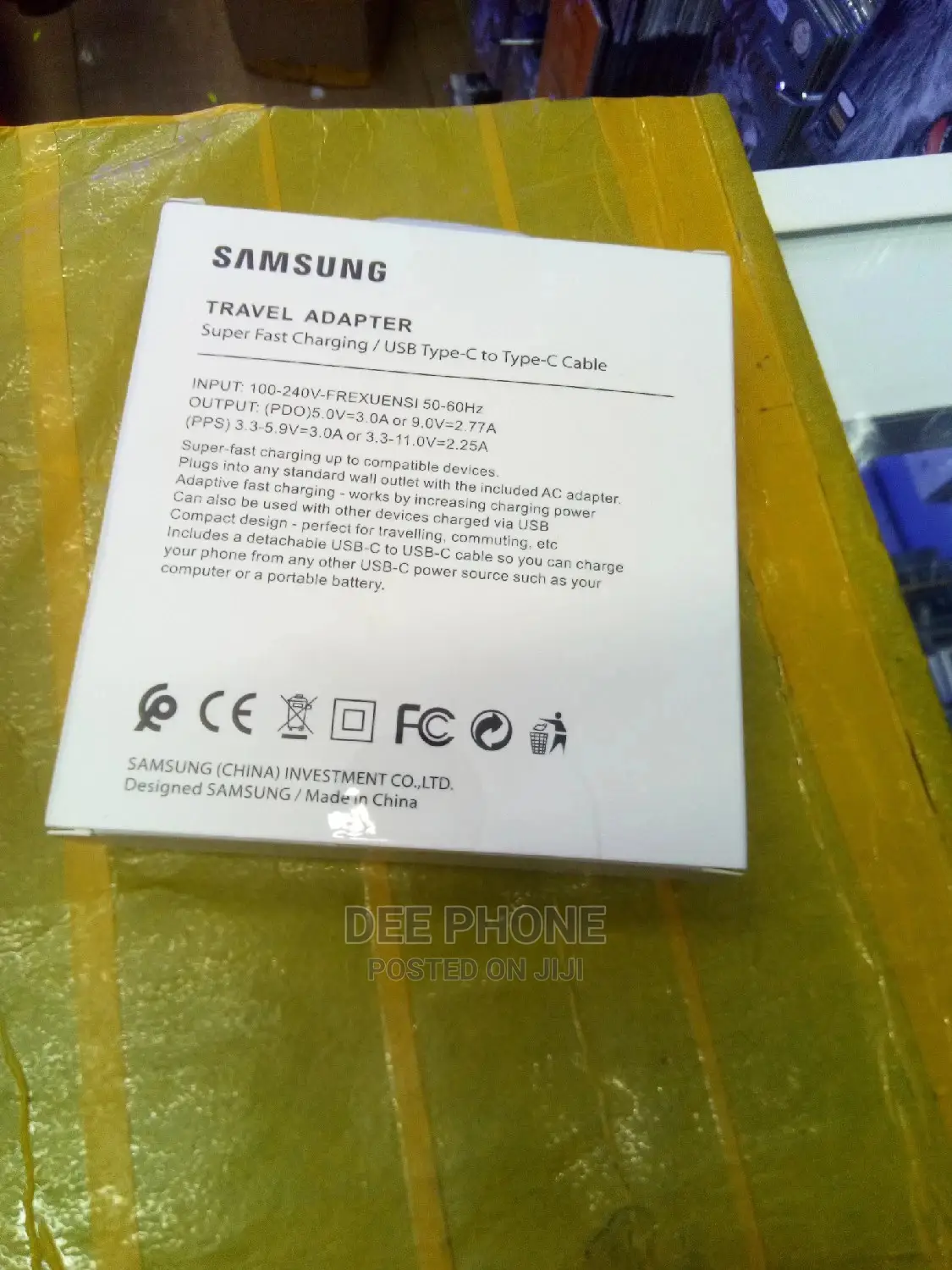 Samsung Type C to Type C Charger