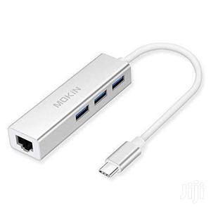 Type C To Ethernet 3.0 With 3 Usb Ports