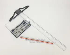 Technical Drawing Set With 300mm Scale Ruler, 600mm T Square