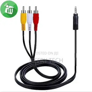 3.5mm Male to 3-Rca AV Cable (3M)