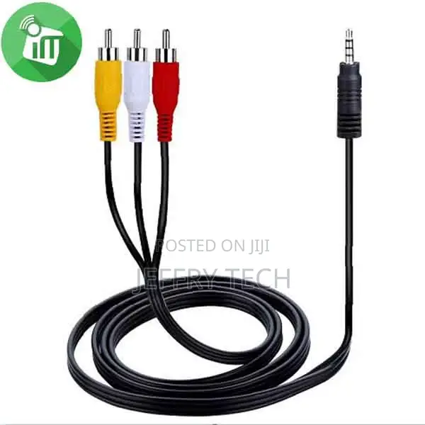 3.5mm Male to 3-Rca AV Cable (3M)