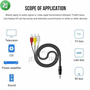 3.5mm Male to 3-Rca AV Cable (3M)