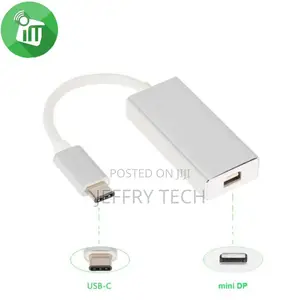 Aluminum Type-C to Mini Display Port Adapter