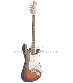 Mahogany Electric Guitar With Gig Bag