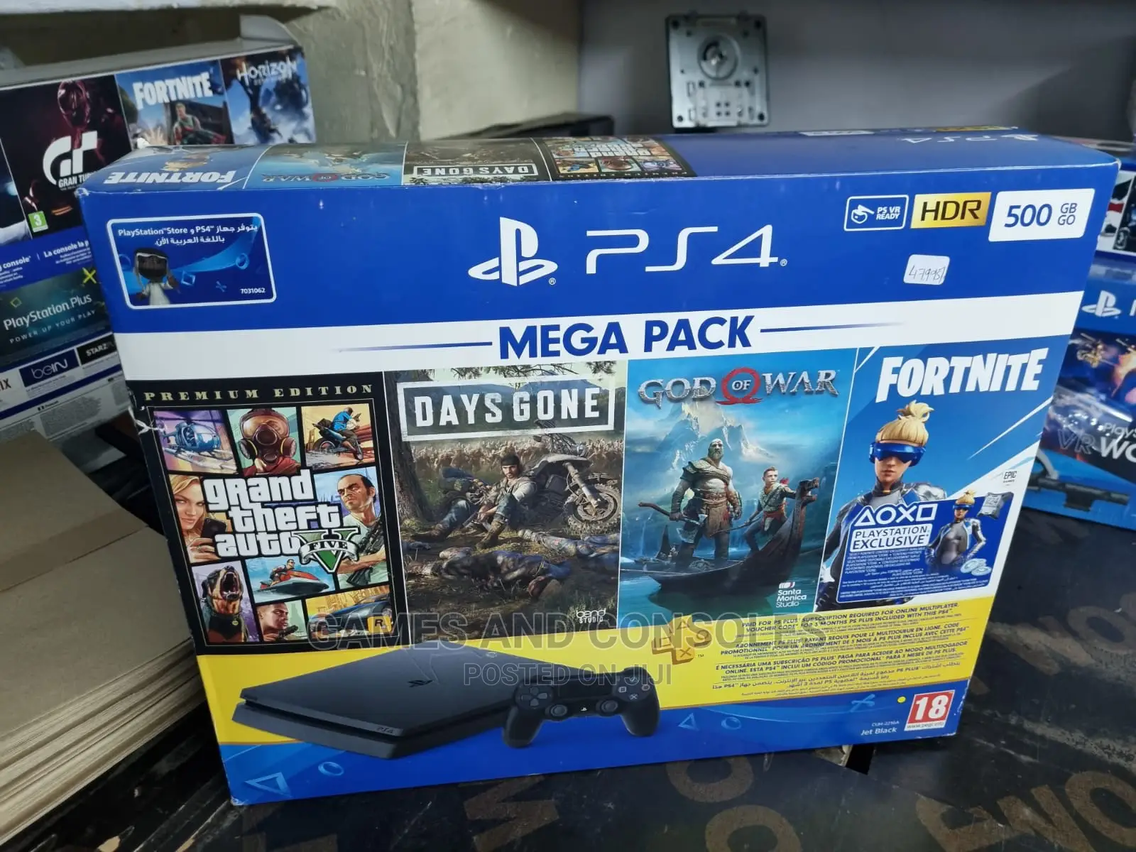 Ps4 500gb With 4 Games