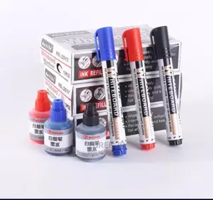 Quality Dry Erase Whiteboard Markpens, Refillable,Dusters
