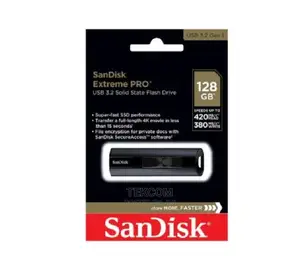 Sandisk Extreme PRO USB 3.2 Solid State Flash Drive 128GB