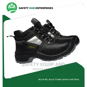Safety Boots With Steel Toe Cap and Midsole