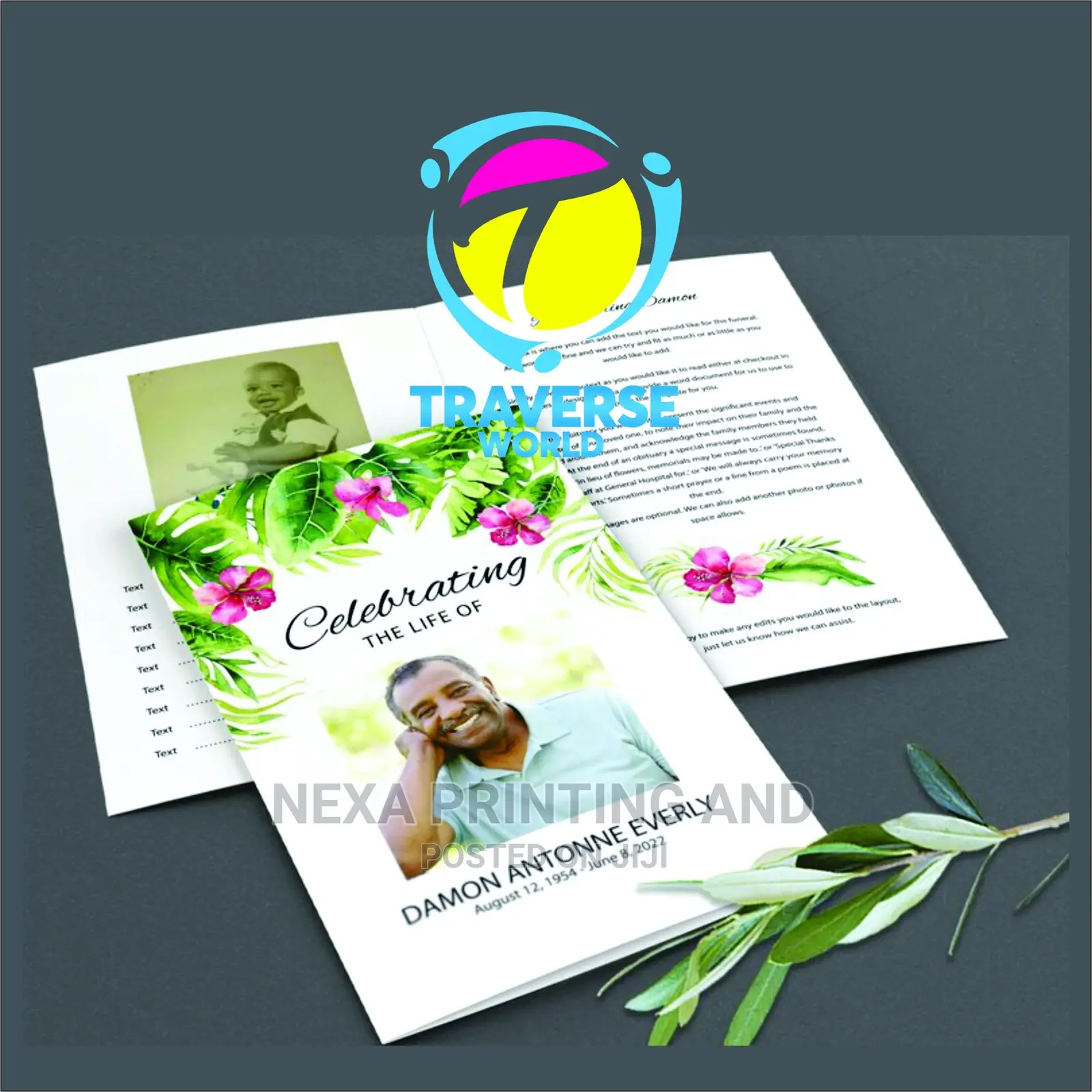 Eulogy/Funeral Programmes