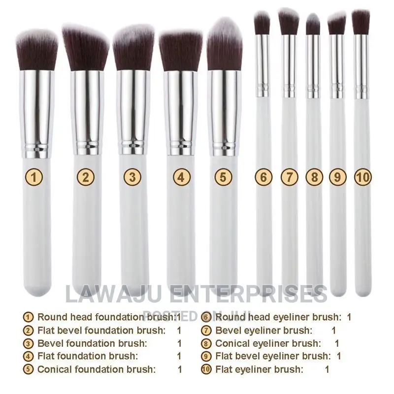 Makeup Brush Set (10pcs)