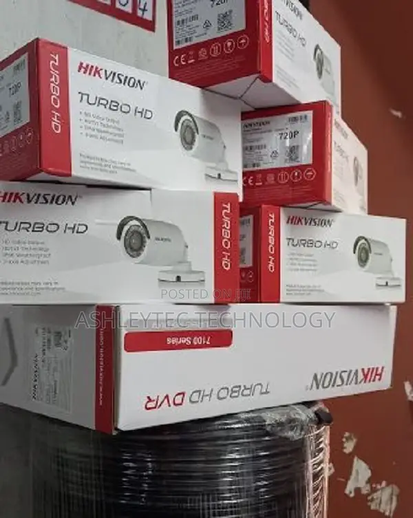 Powerful 6 CCTV Cameras 1080P Security Surveillance Compl