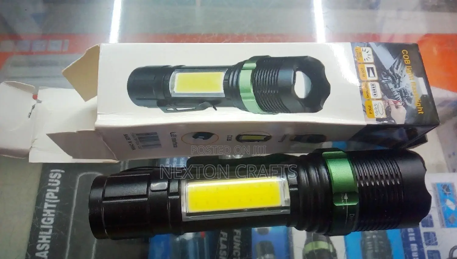 Rechargeable COB Light Flashlight