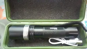 Aluminum Alloy USB Rechargeable Led Flashlight Torch