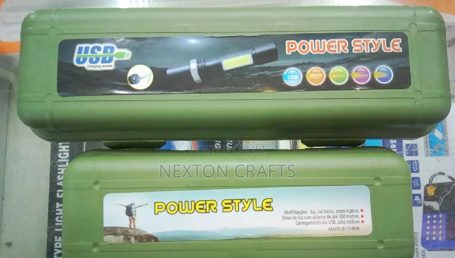 Aluminum Alloy USB Rechargeable Led Flashlight Torch