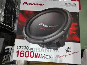 Pioneer Powerful 1600watts Double Coil Subwoofer