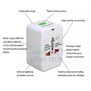 Socket Adaptor With Usb Charger and Surge Protector