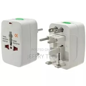 Plug Adaptor Surge Protector - White