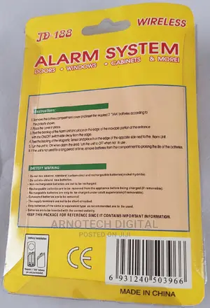 Wireless Windows Doors Sensor Alarm