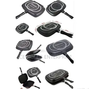36 Cm Greyish Original Desssini Grill Double Pan