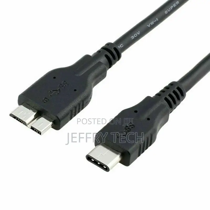 USB 3.1 Type-C USB-C to Micro B Cable for External Hard Driv