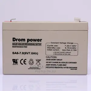 6V 7ah Drom Battery