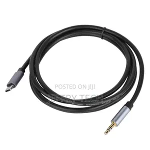 USB Type C to 3.5mm Jack Aux Headphone Stereo Audio Cable 1m