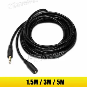 Male to Female 3.5mm AUX Audio MP3 Headphone Stereo Extensio