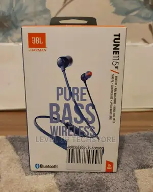 JBL Tune 115BT Pure Bass Wireless Earphones - Brand New