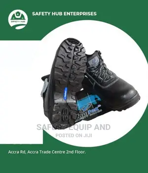 Steel Toe Safety Boots With Rubber Sole