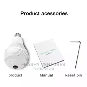 Fish Eye CCTV Camera Bulb