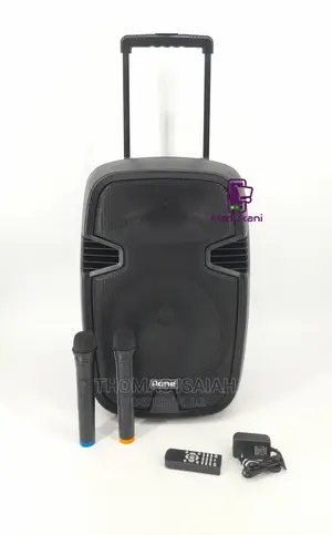 Aone 12 Inch Rechargeable Portable Amplified Powered Speaker