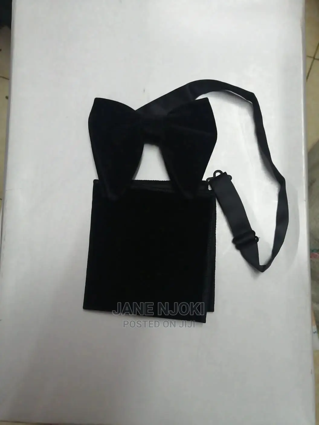 Black Velovet Bowtie