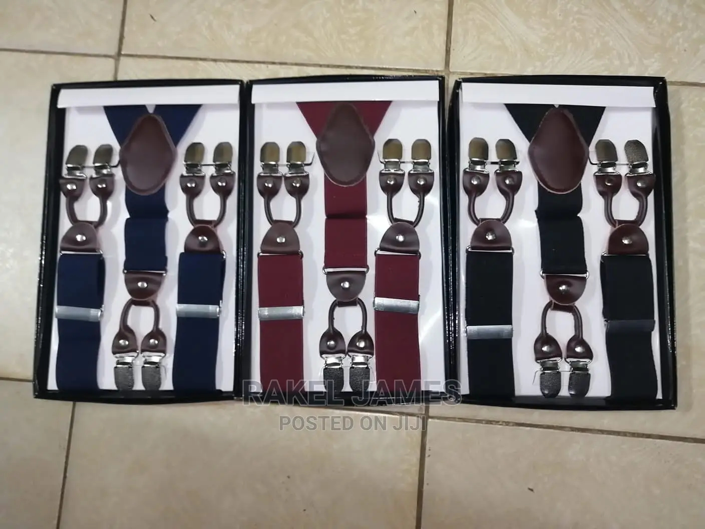 Double Clip Unisex Suspenders