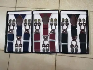 Double Clip Unisex Suspenders