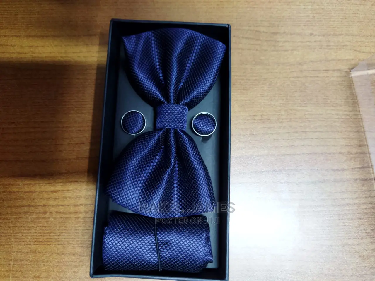 Navy Blue Bow Ties