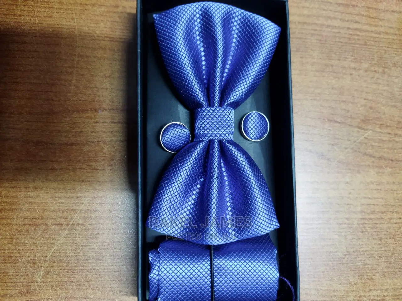 Navy Blue Bow Ties