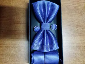 Navy Blue Bow Ties