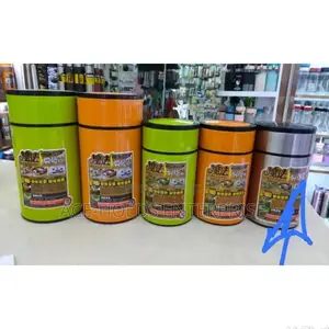 800ml Spoon Food Flask Green Available